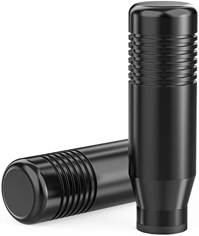 aikeec Gear Shifter Knobs and Adapter Compatible with Logitech G29 G920 G923 G27 Driving Force Stick Aluminum Weighted Shift Knob Gear Shifting Lever Handle (Black)