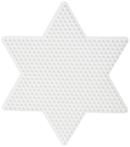 Hama - 269 - Loisir Créatif - Midi Plaque - Grande Étoile, Blanc