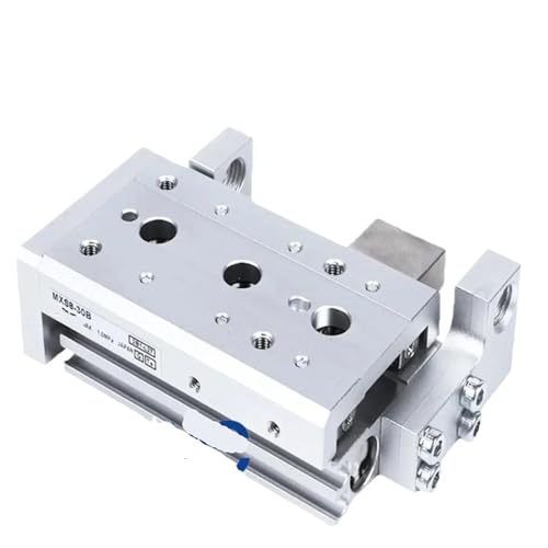 Vérin pneumatique MXS8-10 avec table de glissement compacte alu