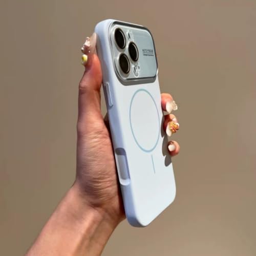 Coque iPhone 17 Pro antichoc bleu résolvant les rayures d'objectif