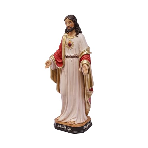 Estatua Sagrado Corazón de Jesús 24 pulg miniatura 5