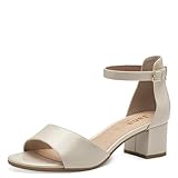 jana 8-28361-42, sandali bassi donna, beige laccato, 42 eu