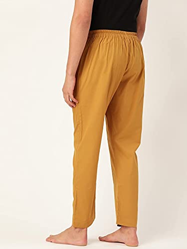 Image of Rajubhai Hargovindas Men's Pure Cotton Elastic Pyjama Lounge Pant | 100% Cotton | 2 Side Pockets |