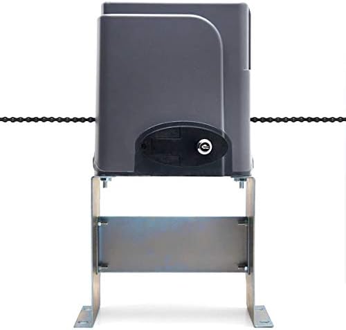 Biltek Automatic Sliding Gate Opener Hardware with 2x Wireless Remotes for Sliding Gates Up to 40ft long and 1400lbs - Driveway Security Gate Door Motor Chain Driven Operator Kit