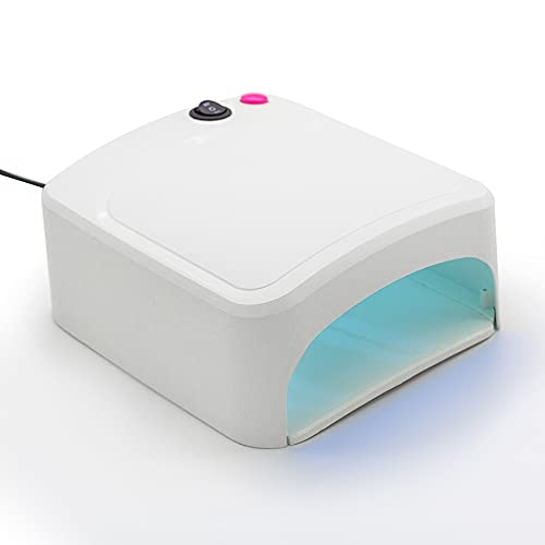 Lampada per Unghie Lampada UV Asciuga Unghie 36W Mini Lampada per Unghie Macchina per Unghie Lampada a LED Tubo per Essiccazione Gel UV Lucidatura per Unghie (Color : 220V Pink)