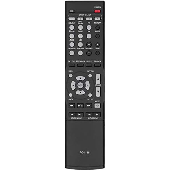 Pilot RC1196 do, zdalne sterowanie do odbiornika audio-wideo do AVR ‑ X520BT / AVR ‑ S500BT / AVR ‑ S510BT / AVR ‑ X510BT.
