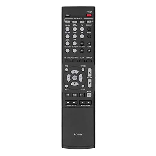 Fjärrkontroll, fjärrkontroll för AVR ‑ X520BT ABS-material Lämplig för DENON fjärrkontrollavstånd lätt att förstå för AVR ‑ X510BT