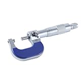 ONMYJFD Syntek Micrometer 0-25.4mm 1inch Range 0.01 mm Diameter Industrial Wall Thickness Measuring High Precision Metal Measure Gauge