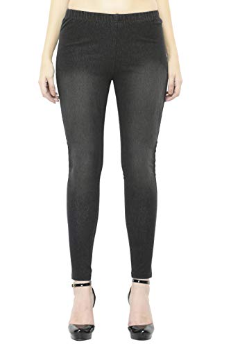 Image of Frenchtrendz Women's Slim Fit Mid Rise Stretchable Cotton Modal Spandex Jegging Pull On
