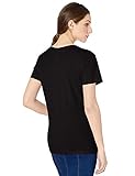 Hanes Women's Nano Premium Cotton V-Neck Tee, Black, X-Large