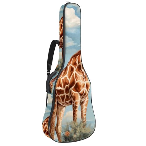 Housse de guitare 101,6 cm imperméable sac à dos guitare acoustique