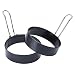 Produktbild ABMBERTK Edelstahl Omelett Form, Kochen Antihaft- Omelett Pancake Ring, Omelett Form mit Klappgriff