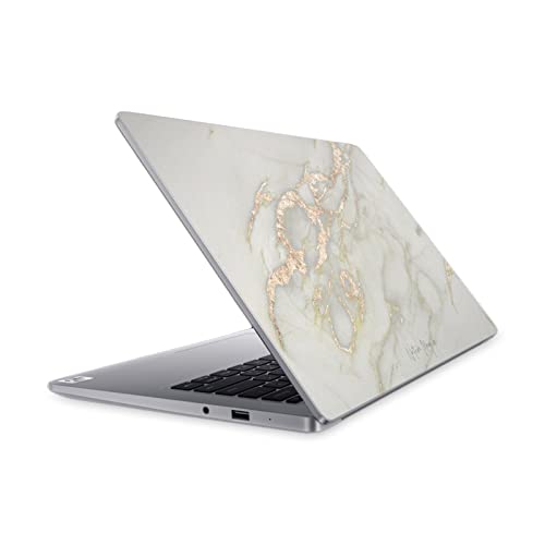 Vinyle Mi Notebook 14 (2020) premium au design métallisé or et marbre chic