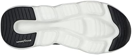 Skechers Women's GO Run Glide Step Hyper Sneaker, Black/White, 5.5 | Image 3