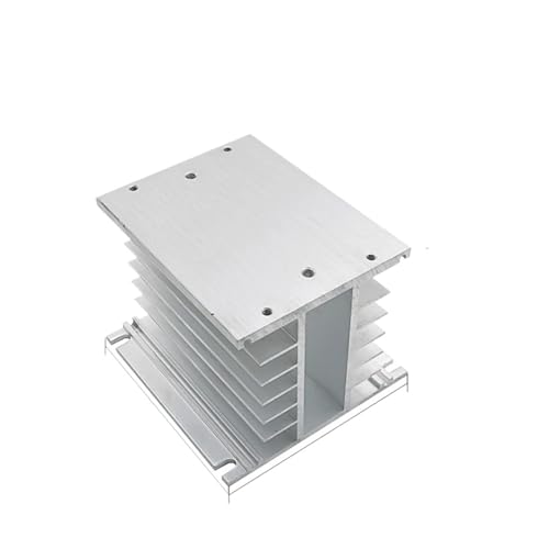 Relais statique triphasé SSR à commutation silencieuse et radiateur aluminium intégré