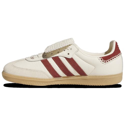 Adidas Orininals Samba Long Tongue - Women's (JS3541, Preloved Ruby/Wonder White/Gold)2