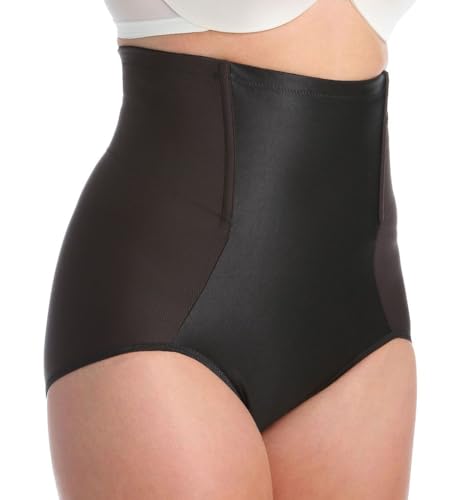 Va Bien Women's Plus Size Minus Touch High Waist Brief, 3766X, Black, 4X