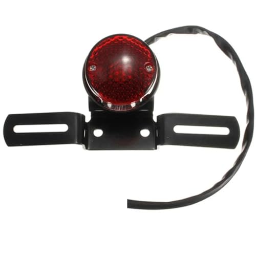 Luces traseras de freno halógenas de 12V con alta visibilidad nocturna para moto chopper