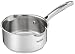 Produktbild TEFAL Kochtopf Stielkasserolle 16 cm | Topf mit 1,5 L Fassungsvermögen | Milchtopf mit Induktionsboden aus Edelstahl poliert | Spülmaschinengeeignet | alle Herarten auch Induktion