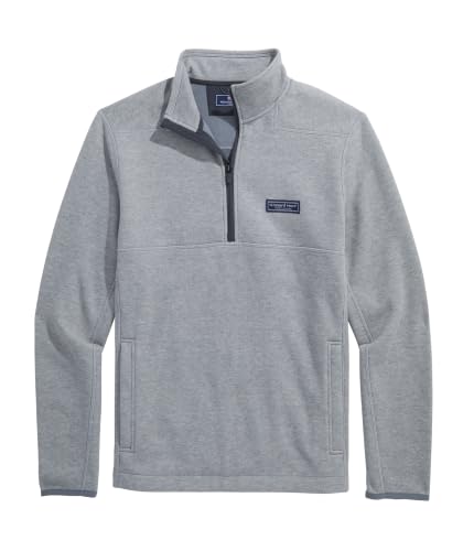 Image of vineyard vines Men's Mountain Sweater Fleece Quarter-zip