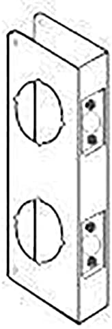 Don-Jo 256-CW S Satin Stainless Steel Wrap-Around Plate