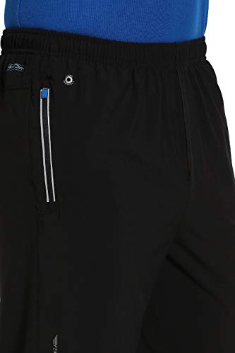Image of Van Heusen Men's Track Pant | Side Zipper Pockets |Mid-Rise| 4-way stretch | Super light for premium comfort | Cotton Blend | Breathable & Casual | Easy Stain Release| Anti-static fabric | Activewear | Drawstrings | Style 51042