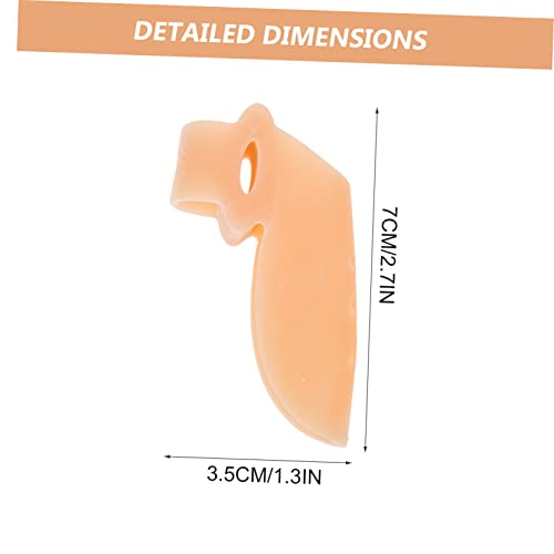 Happyyami Silicone Toe Separator 4 Pairs Toe Spacers for Bunion Relief Foot Care Supplies for Men and Women - Thumbnail 3