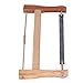 Sega a Telaio, Seghe a Mano in Legno di Teak, Utensile da Taglio per Legno con Arco a Mano da Carpentiere di Ricambio Lama, Sega a Telaio Portatile per Tagliare il Legno(400mm)