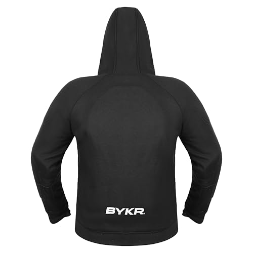 Bykr Motorcycle Hoodie For Men & Women Biker Motorcycle Jackets Breathable Motorbike Riding Sweatshirt All Weather Ce Armored thumb #6