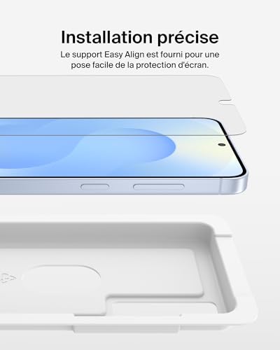Protection d'écran BELKIN InvisiGlass Samsung Galaxy S25S24 Antirayure Antimicrobienne Ultra fin - vue 8