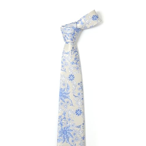Image of Men's Tie Set with Pocket Square, Cufflinks and Gift Box | 100% microfiber; tie 59 x 3.15 in; square 10 x 10 in; gift box included