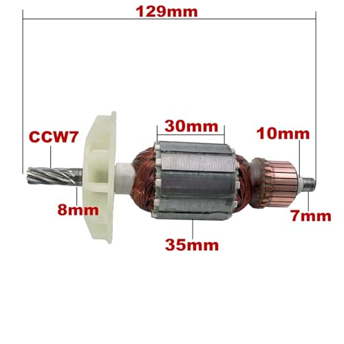 AC220V-240V Armature Rotor Stator Anchor Replacement for Orbital Sander GV6000 (Color : Stator)