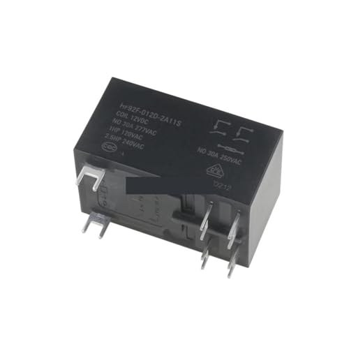 Relais HF92F-012D-2A11S 12V 30A 250V CA de puissance à 6 broches