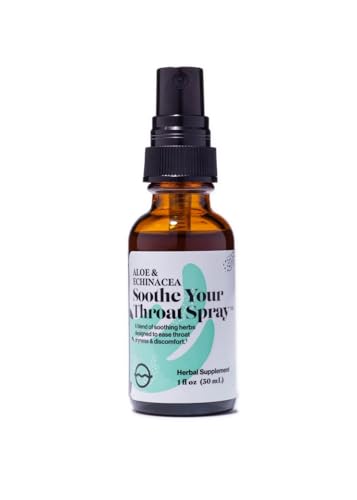 organic olivia Throat Spray, Herbal Supplement with Aloe Vera & Honey