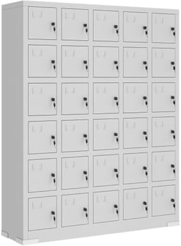 12-Slot Cell Phone Lockers for Schools - Ventilated, Heat-Resistant Storage for Gym & Sports Teams - Secure 6-Door Design for Safe Device Storage