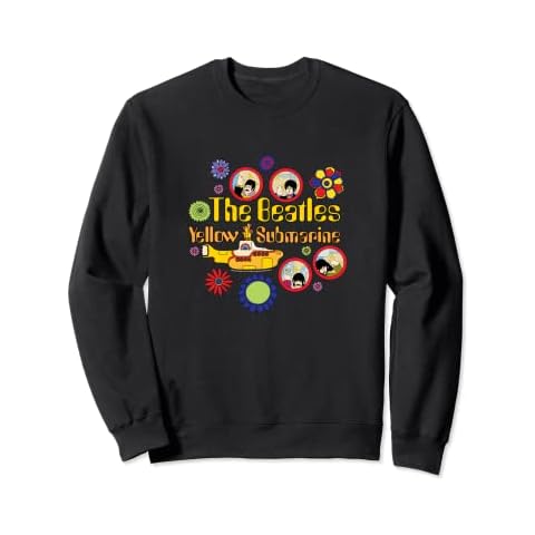 The Beatles - Yellow Sub Circles Sweatshirt Cover