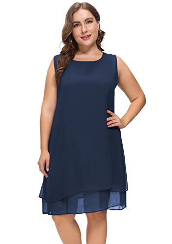 LIDLIT 2PCS Women's Chiffon Dress Mother of The Bride Dresses Long Sleeve Knee Length Jacket Dresses…3