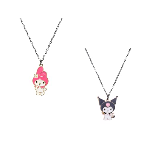 2 PSC Pendant Best Friend Gift Kawaii Necklace (A)