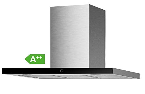 Vlano THEA 900 Sensor EEK A++ Block Dunstabzugshaube 9 Speed ECO LED Extra leiser Brushless Motor 450 m³/h (Thea 900 Sensor inkl Umluft-Set) Cover