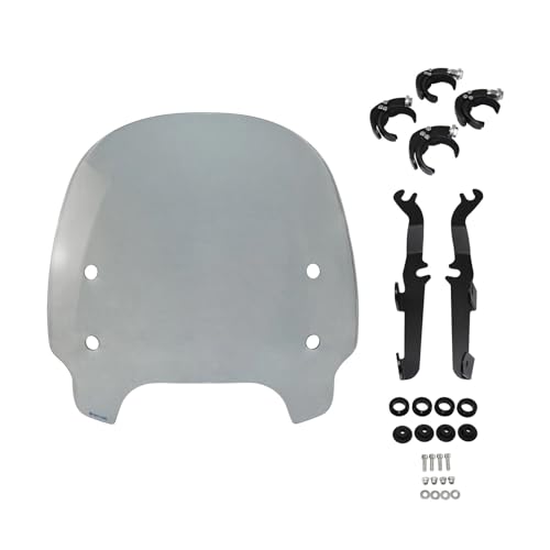 Déflecteur de vent moto aérodynamique et support rigide Sportster S