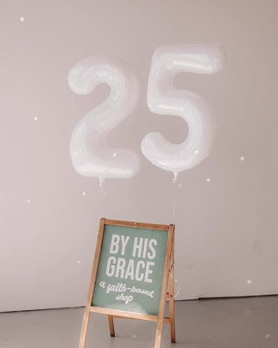 Image of White Number 12 Balloon 40 inch, 12 Number Balloons, 12th White Birthday Decorations 12 Year Old Party Supplies