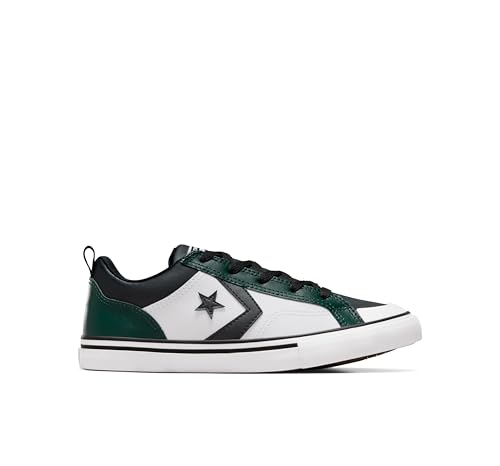 Converse Zapatillas Pro Blaze Low Top blancas, negras y verdes para mujer, Verde, 37 EU