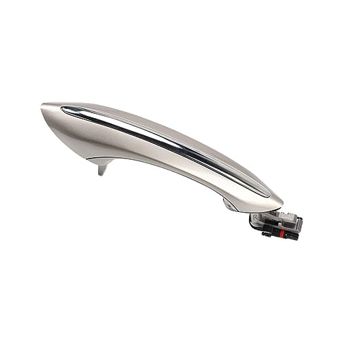 Generico Copertura della maniglia della portiera dell'auto Per BMW F02 F10 F06 F07 Keyless Go Automotive maniglie esterne per Serie 5 6 7 Nero Bianco Marrone(Brown Rear Right)