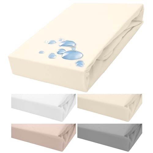 Darymex Protège Matelas 60x120 cm, Imperméable, Tencel, Lit Bébé, Crème