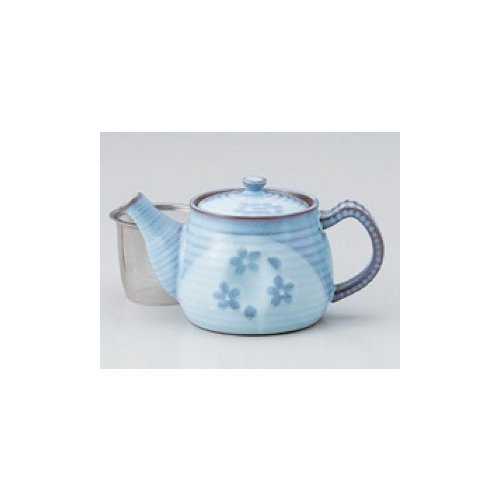 Pot Flower Shizuku Peko Shaped Pot with Amp, 16.1 fl oz (470 cc), Ryokan, Restaurant, Japanese Tableware, Commercial Use