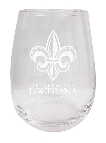 Copa grabada sin tallo 15 oz Louisiana at Lafayette