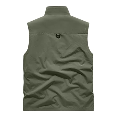 Chaleco tipo cargo hombre ligero y transpirable chaqueta suelta 4