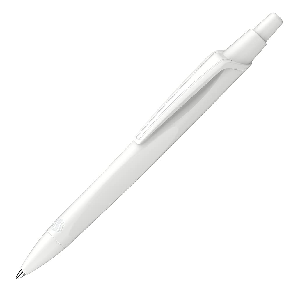 Schneider Reco Ballpoint Pen - M, White/Blue