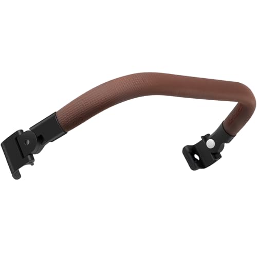 Foldable Bumper Bar Compatible with Joolz AER+&AERStroller-One-Hand Open Armrest- Easy Installation-Textured Leather Finish(Mocha Brown)