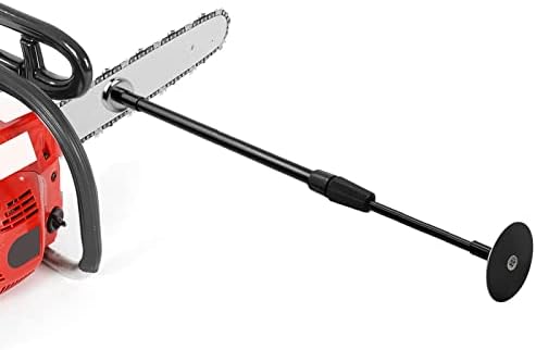 Riomhorry Firewood Measuring Tool, Adjustable Firewood Cutting Tool Freely Adjust between 16'' and 26'', Firewood Gauge Attaches to Chainsaw Bar to Measure Firewood Length